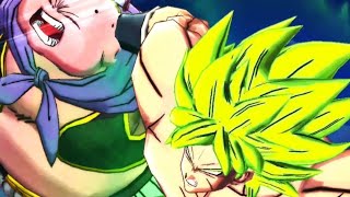 LF SUPER SAIYAN BROLY FULL POWER Vs MAJIN BUU Extreme COOP Battle  Dragon Ball Legends [upl. by Ordnaxela651]