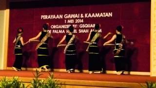 Tarian Kontemporari Sabah amp Sarawak Sempena Gawai amp Kaamatan 2014 [upl. by Livy]