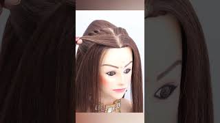 Quick amp Easy Ponytail Hairstyle For saree look ponytails easyhairstyle hairstyle [upl. by Lucias551]