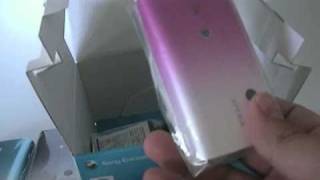 Unboxing Sony Ericsson Xperia X8 [upl. by Melda]