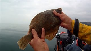 Kayak Fishing  Drifting for Spring Plaice  Using a Drift Chute in Flat Calm Conditions [upl. by Leahcimluap283]