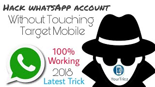 How to Hack WhatsApp Account without touching target Mobile [upl. by Oribella]