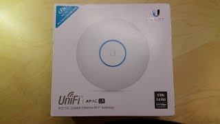 Ubiquiti Networks Unifi UAPACLR Unboxing  Long Range Wireless AC 1317Mbps WiFi Access Point [upl. by Genovera]