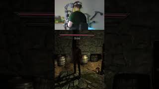 Christer Joins His Wife  526  🏹 😲😂 skyrim shorts skyrimvr accubow katwalkc headshot [upl. by Hinze630]