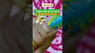 Superfast nailart design for all 💅🥰🥰😍😍❤️❤️👌👌Shortsdipadey8697 [upl. by Anaizit]