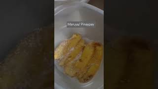 Maruya or Pinaypay maruya sagingsaba filipinofood [upl. by Esidnak]