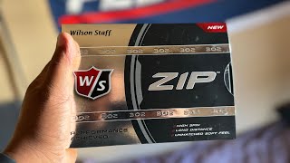 The ultimate SOFT low compression golf ball review Wilson Zip [upl. by Asus932]