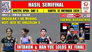 Hasil Semifinal Arctic Open 2024 Hari Ini  JORJI amp TOMOKA Gagal Ke Final  Unggulan 1 XD Menang [upl. by Denie]