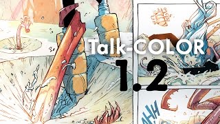 Comic Coloring StepbyStep Demo with Explanation P2 [upl. by Haskins]