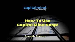 Webinar How to use Capital Mind Snap [upl. by Yesiad940]