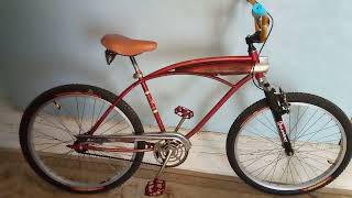 1962 mercury fleetwing 26quot klunker bike build [upl. by Oicirtap]