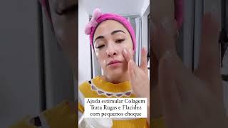 Estimulador de Colágeno com pequenos choque elimine Rugas Rugas colageno skincare esticapele [upl. by Dorwin]