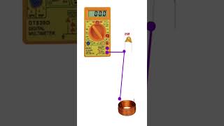 electrician video  Multimeter metal detector  simple mention 20 pf 30 turn coil  shorts video [upl. by Ynaffyt120]