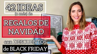 42 IDEAS de REGALOS de NAVIDAD 🎁  con DESCUENTOS por BLACK FRIDAY 🖤 [upl. by Ahsinam]