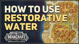 How to use Restorative Water WoW [upl. by Wehttam554]