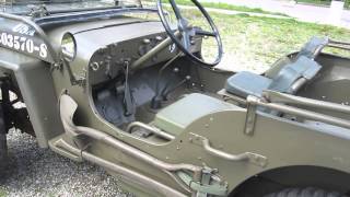 Hotchkiss M201 Militär Jeep Willys MB Overland Ford GPW [upl. by Merari]