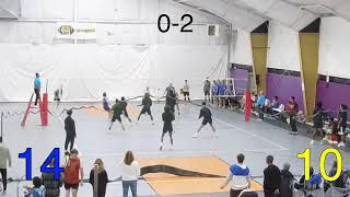 College Mens Volleyball NCAA Showcase Thomas More vs Central State [upl. by Angelia]