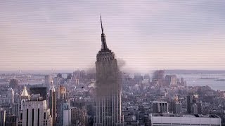 Empire State Building ExplosionCollapse Adobe After Effects VFX [upl. by Sira]