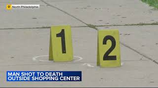 Man found shot to death outside shopping center [upl. by Llerdnek]