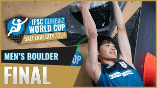 Mens Boulder final  Salt Lake City 2024 [upl. by Dove578]