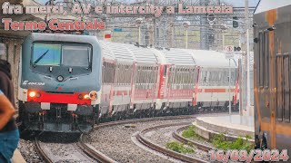 fra merci AV e intercity a Lamezia Terme Centrale ♦ 16092024 [upl. by Collis]