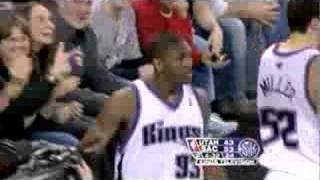 Ron Artest vicious dunk on CJ Miles [upl. by Amej]