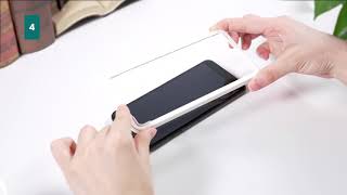 OMOTON H001 Tuturial Video for Screen Protector with Guide Frame [upl. by Lulita]