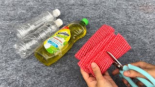 Super DIY Bottle Plastic Idea And Recycled Fruit Wrap  Kitchen decoration [upl. by Lotsirb]