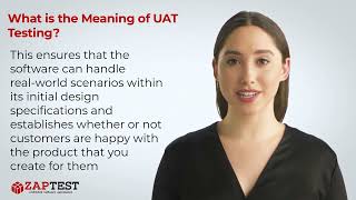 What is the meaning of UAT testing [upl. by Balch37]