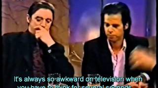 ZDF interview with Nick Cave and Blixa Bargeld1997 [upl. by Hselin]