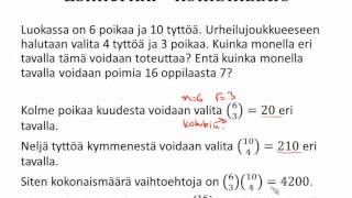 Tilastotiede  luentonauhoitukset  Todennäköisyyslaskennan perusteet100314 [upl. by Chak]