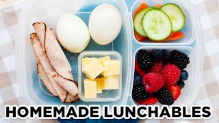 Homemade Lunchables healthy  School Lunch Idea by MOMables [upl. by Teresina]