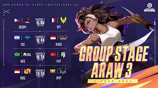 PH Honor of Kings Invitational Season 2 Group Stage Day 3  Matinding Pagtutunggali [upl. by Whiteley]