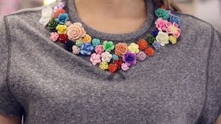 PS I made thisFloral Sweatshirt [upl. by Alleber322]