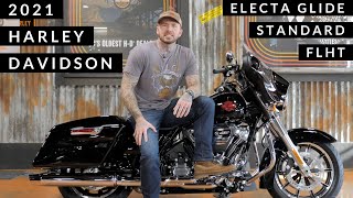 2021 Harley Davidson Electra Glide Standard FLHT FULL review and TEST RIDE [upl. by Lourie]