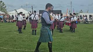 Capital District Scottish Games 2024  Rhode Island Highlanders Pipe Band [upl. by Senzer]