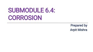 Forms of corrosionSurface corrosion Filiform corrosion Module6 submodule 64 Lec3DGCA [upl. by Day]