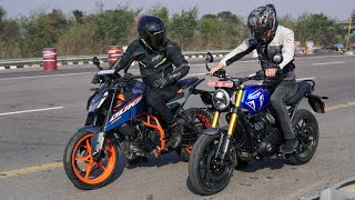 Triumph Speed 400 VS KTM Duke 390  The Real Pocket Rocket [upl. by Salahi]