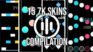 15 OsuMania 7k Skins Compilation in 2 minutes Download in desc [upl. by Richlad]