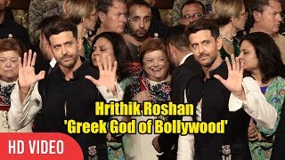 Hrithik Roshan in Super 30 look arrives at Mukesh Ambanis Daughter Isha Ambani WEDDING [upl. by Tiat]