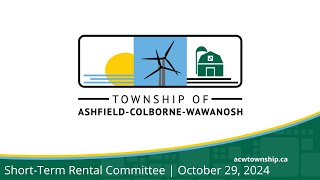 ShortTerm Rental Committee l October 29 2024 [upl. by Nodnol23]