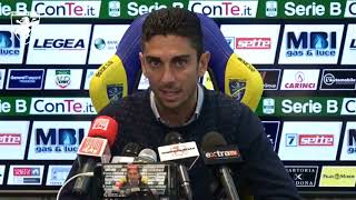 MISTER MORENO LONGO NELLA CONFERENZA STAMPA PRE FROSINONE PRO VERCELLI [upl. by Keelin]