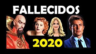 FAMOSOS FALLECIDOS EN EL 2020 [upl. by Niattirb]