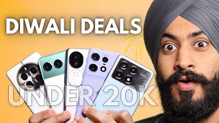 Top Smartphone Deals Under ₹20000 In Diwali Sale 2024 [upl. by Ahsiuqram]