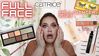 Full Face CATRICE UPDATE FALLWINTER 2023  Full Face Catrice Makeup  Testing NEW Catrice Makeup [upl. by Llewxam]