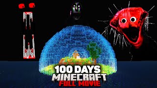 Surviving 100 Days of Minecrafts Most Disturbing Mods FULL MOVIE [upl. by Rubin41]