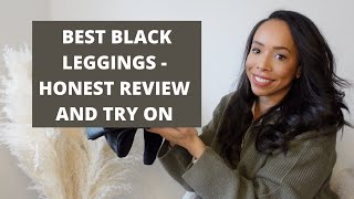 BEST BLACK LEGGINGS  HONEST REVIEW AND TRY ON Adanola Wear Commando Tala HampM Nike [upl. by Fink876]