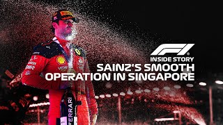 INSIDE STORY Carlos Sainzs Smooth Operation  2023 Singapore Grand Prix  Lenovo [upl. by Aicilra]