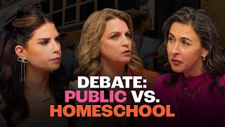 “DEBATE Two Christian Moms On Public vs Homeschool”  Heidi St John amp Katy Faust  The Spillover [upl. by Eelannej]