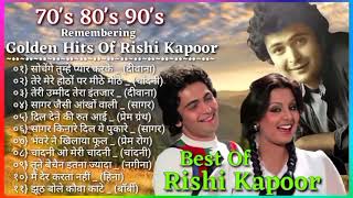 Hits of Rishi kapoor  80s 90s ke superhit gaane किशोर कुमारलता मंगेश्करमोहम्मद रफी के गाने [upl. by Angie900]